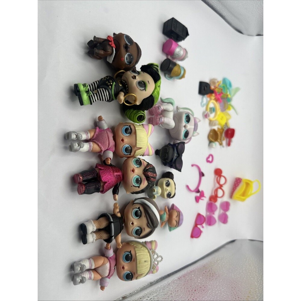 LOL Surprise Doll Accessory Lot Shoes Bottles Bags pets dog hairgoals bhaddie